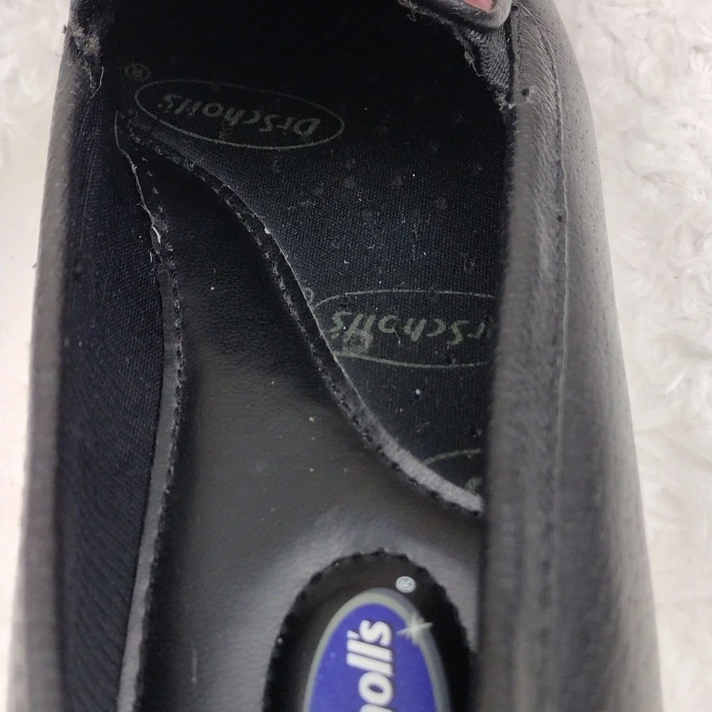 Dr Scholl's Double Air-Pillo Black Argyle Design Leather Upper Slip On Loafer